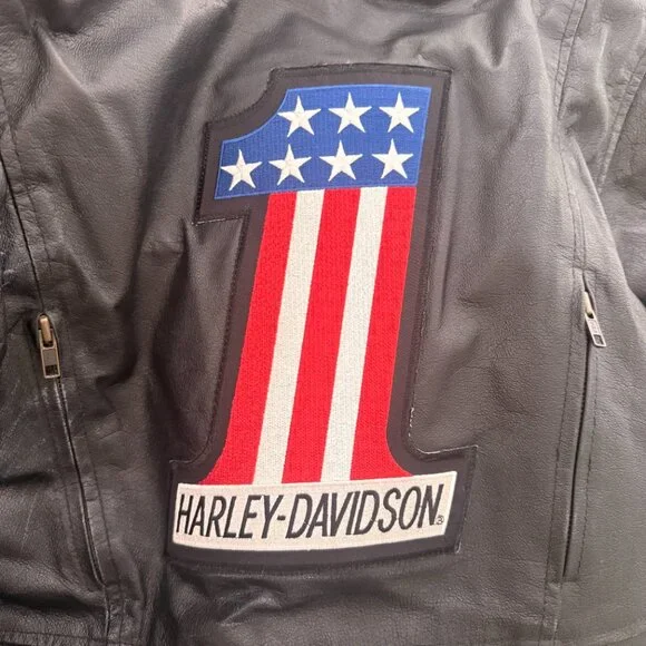 Vintage Harley-Davidson Riders Club Genuine Leather Jacket | XL - Picture 6 of 12